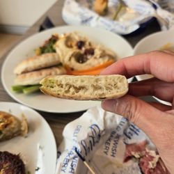 Etty’s Jewish Deli & Bakery - Part of the hummus plate