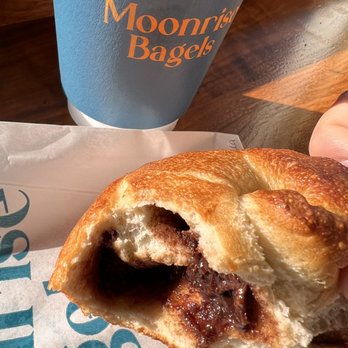 Moonrise Bagels - Nutella stuffed bagel - Bagels Near Me - Woodstock, New York Moonrise Bagels - Nutella stuffed bagel - Bagels Near Me - Woodstock, New York