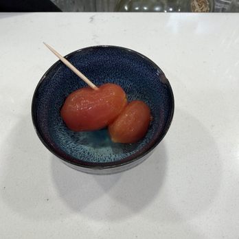 Gulp - Complimentary plum dish - Taiwanese Near Me - Long Island City, New York Gulp - Complimentary plum dish - Taiwanese Near Me - Long Island City, New York