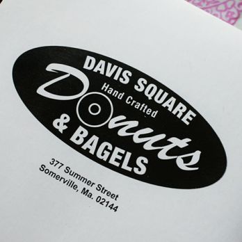 Davis Square Hand Crafted Donuts & Bagels - The iconic box - Donuts Near Me - Somerville, Massachusetts