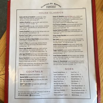 Clinton St. Baking - Menu - Bakeries Near Me - New York, New York Clinton St. Baking - Menu - Bakeries Near Me - New York, New York