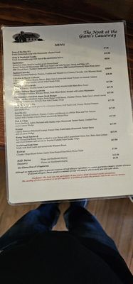 Menu photo 1 The Nook Bushmills, MYL