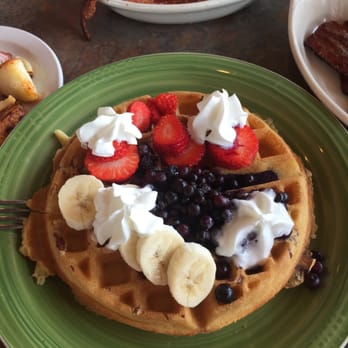 Crager's Restaurant - Fully loaded waffles! All fresh!! - Breakfast & Brunch Near Me - Sarasota, Florida