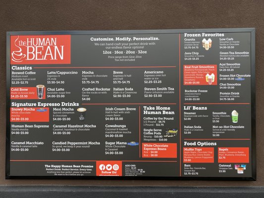 Menu photo 6 The Human Bean Phoenix, AZ