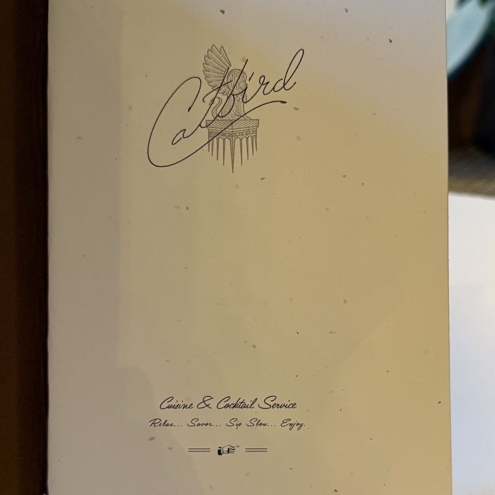 Catbird - Menu - Tapas/Small Plates Near Me - Dallas, Texas