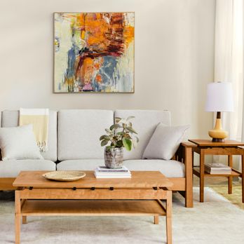 The Joinery - The Joinery's Pacific Sofa with Hochberg Coffee Table and End Table. - Furniture Stores Near Me - Portland, Oregon The Joinery - The Joinery's Pacific Sofa with Hochberg Coffee Table and End Table. - Furniture Stores Near Me - Portland, Oregon