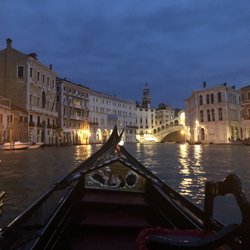 CA' Della Corte - Sunday evening on the canal from a gondola. Traffic was very light.