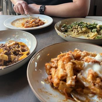 Marino’s Italian Kitchen and Bar - Bolognese (Left), Pizza Hut pasta (Bottom-right), Elevated Hamburger Helper (Top-right). - Wine Bars Near Me - Phoenix, Arizona Marino’s Italian Kitchen and Bar - Bolognese (Left), Pizza Hut pasta (Bottom-right), Elevated Hamburger Helper (Top-right). - Wine Bars Near Me - Phoenix, Arizona