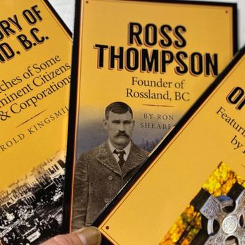 Gold Rush Bookstore - We carry are variety of local history books published by the Rossland Heritage Commission - Bookstores Near Me - Rossland, British Columbia Gold Rush Bookstore - We carry are variety of local history books published by the Rossland Heritage Commission - Bookstores Near Me - Rossland, British Columbia