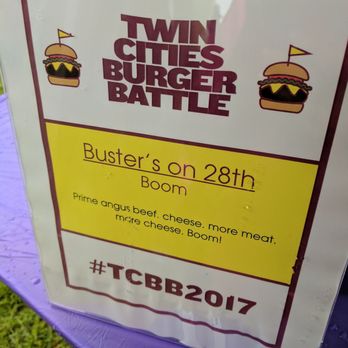Twin Cities Burger Battle - a sign on a table - Festivals Near Me - Saint Paul, Minnesota Twin Cities Burger Battle - a sign on a table - Festivals Near Me - Saint Paul, Minnesota