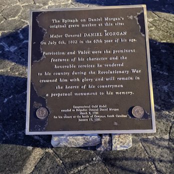 Daniel Morgan Historic Marker - Daniel Morgan Historic Marker, Winchester - Public Art Near Me - Winchester, Virginia