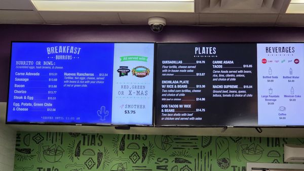 Menu photo 4 Final Approach Denver, CO