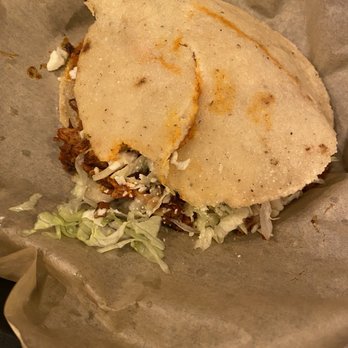 El Charro Tacos & Tequila Bar - Chicharron Gordita (authentic fried Mexican pork) wow! - Tacos Near Me - Lexington, Kentucky El Charro Tacos & Tequila Bar - Chicharron Gordita (authentic fried Mexican pork) wow! - Tacos Near Me - Lexington, Kentucky