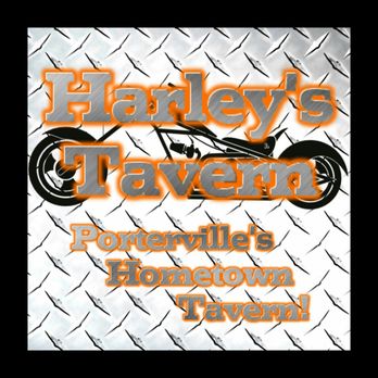 Harley's Tavern - a motorcycle on a chain link fence - Bars Near Me - Porterville, California Harley's Tavern - a motorcycle on a chain link fence - Bars Near Me - Porterville, California