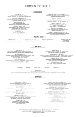 Menu photo 5 Horseshoe Grille North Reading, MA