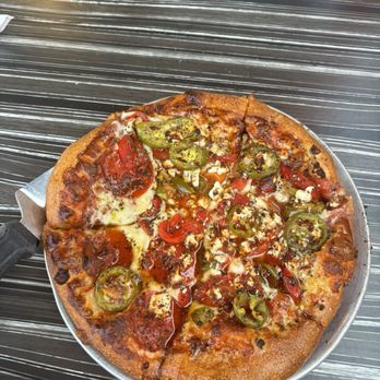 Duffy's Garage & Grille - Hot honey pepperoni - Pizza Near Me - Petoskey, Michigan Duffy's Garage & Grille - Hot honey pepperoni - Pizza Near Me - Petoskey, Michigan