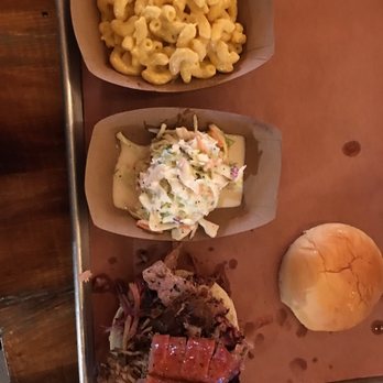 Caldwell County BBQ - General Patton sandwich  Cole slaw, and Mac and cheese  $15...Heaven on Earth - Barbeque Near Me - Gilbert, Arizona