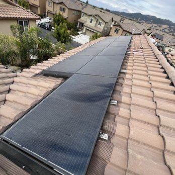 East Bay Solar Cleaning - After install of mesh and before cleaning. - Solar Panel Cleaning Near Me East Bay Solar Cleaning - After install of mesh and before cleaning. - Solar Panel Cleaning Near Me