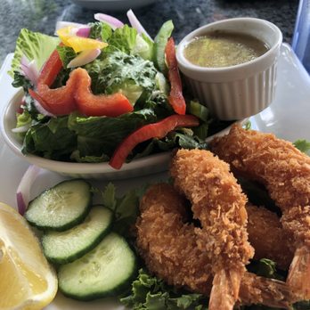 The Secret Garden Restaurant - Torpedo shrimp with salad - Breakfast & Brunch Near Me - Niagara Falls, Ontario The Secret Garden Restaurant - Torpedo shrimp with salad - Breakfast & Brunch Near Me - Niagara Falls, Ontario