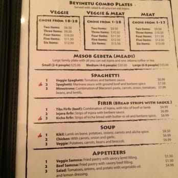 Kibrom's Restaurant - Menu page 2 - Ethiopian Near Me - Boise, Idaho Kibrom's Restaurant - Menu page 2 - Ethiopian Near Me - Boise, Idaho
