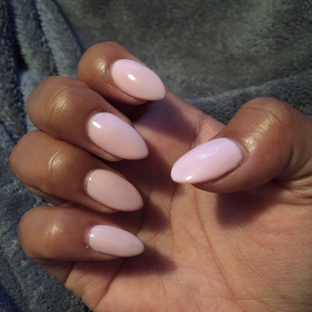 7 Nail Spa  - "Mod about you" Gel polish over acrylic by Donna - Nail Salons Near Me - San Francisco, California
