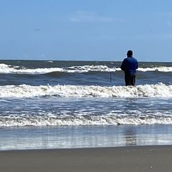 Surf fishing