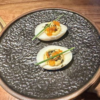 Cobra - Umami deviled eggs (complimentary) - Korean Near Me - Pittsburgh, Pennsylvania