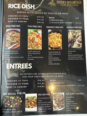 Menu photo 3 Rocky Mountain Thai kitchen Leadville, CO