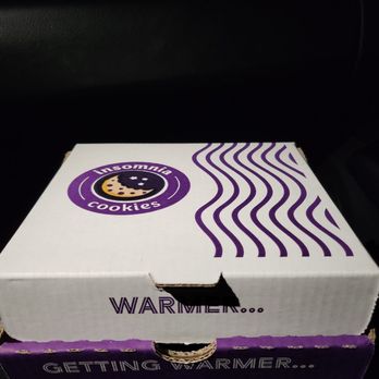 Insomnia Cookies - Box packaging for 6 cookies. - Ice Cream & Frozen Yogurt Near Me - Irvine, California Insomnia Cookies - Box packaging for 6 cookies. - Ice Cream & Frozen Yogurt Near Me - Irvine, California