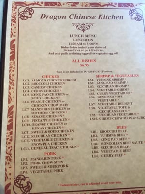 Menu photo 5 Dragon Chinese Kitchen Lyons, OR Menu photo 5 Dragon Chinese Kitchen Lyons, OR