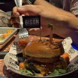 Bison burger Bison burger