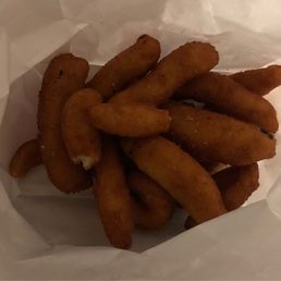 Delicious Hushpuppies- hot, crispy with a touch of sweetness