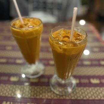 Sweet Basil Thai Cuisine - Sweet Thai Ice Tea - Thai Near Me - Hurst, Texas