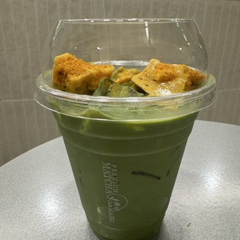 Matcha Cafe Maiko - Honeycomb matcha latte - Shaved Ice Near Me - Orlando, Florida
