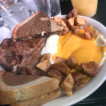 Riley's Pour House - T-bone Steak and eggs special - Irish Pub Near Me - Carnegie, Pennsylvania
