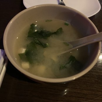 Ichigo Ichie - Miso soup. Tasty. Not piping hot - Sushi Bars Near Me - Franklin, Massachusetts Ichigo Ichie - Miso soup. Tasty. Not piping hot - Sushi Bars Near Me - Franklin, Massachusetts