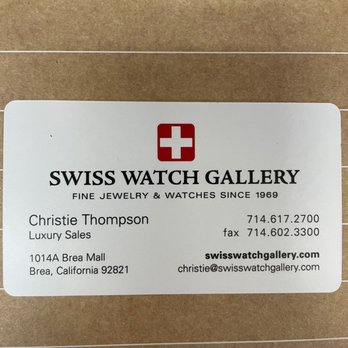 Swiss Watch Gallery - Brea - Watches Near Me - Brea, California Swiss Watch Gallery - Brea - Watches Near Me - Brea, California
