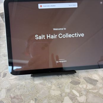 Salt Hair Collective - Kiosk at check in desk - Hair Stylists Near Me - Norfolk, Virginia