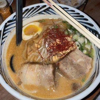 Ramen Wasabi - Spicy Roasted Garlic Miso Ramen  winner - Ramen Near Me - Chicago, Illinois