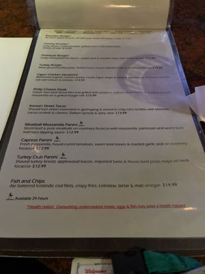 Menu photo 1 Rounders Las Vegas, NV Menu photo 1 Rounders Las Vegas, NV