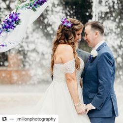 Christie Lopez, LME - Luxe Beauty Suite - Kristana looked beautiful for her Palm Beach Zoo wedding