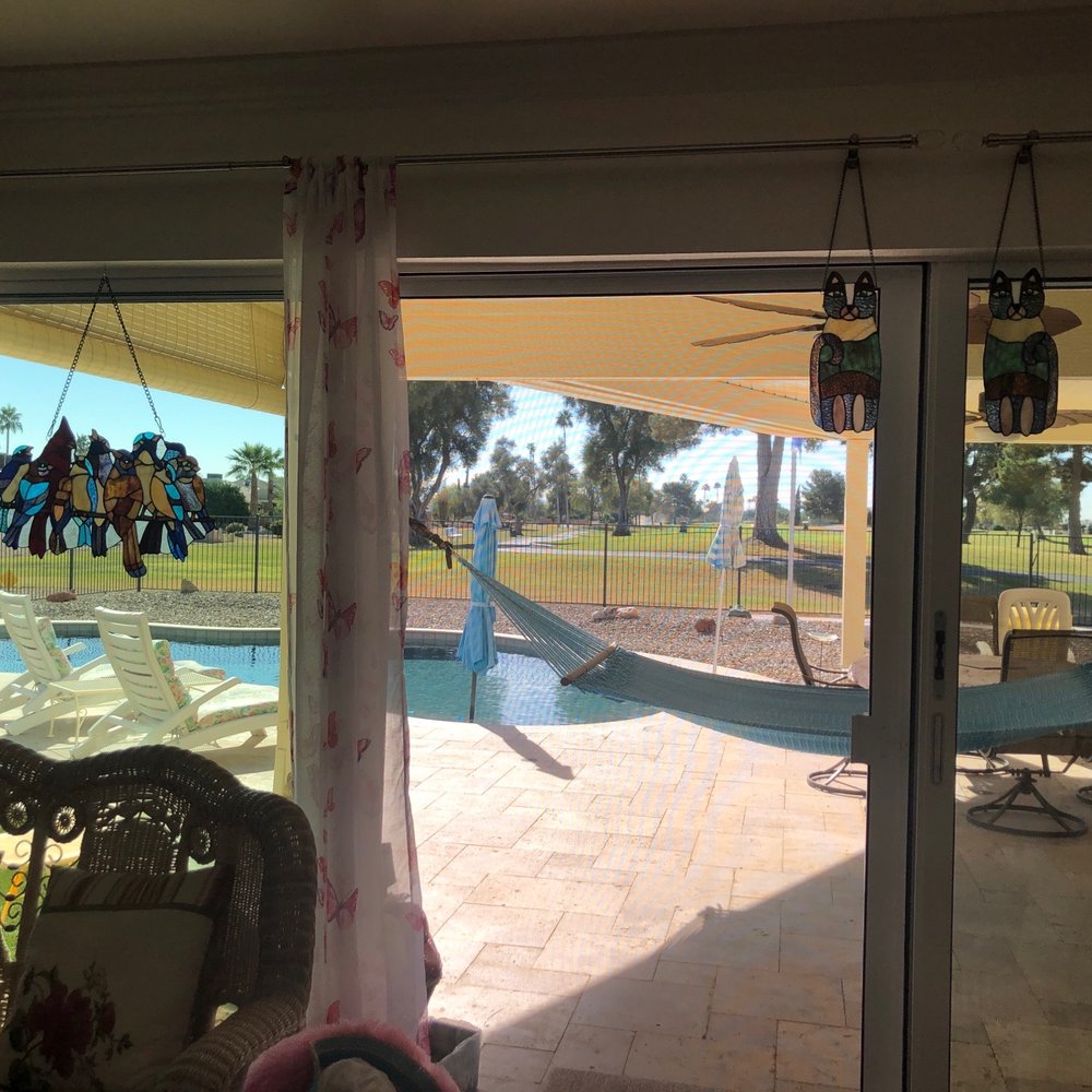 Phoenix Glass Cleaning - Multi-slider with screens. - Window Washing Near Me
