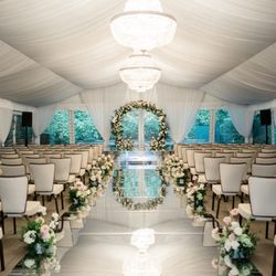TMMPRO - Mirror aisle and stage provided by TMMPRO Photo by twofourteenphotography