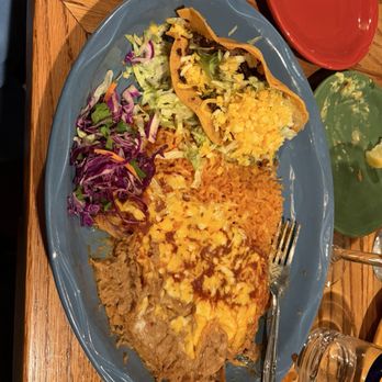 Las Casuelas Nuevas - Taco and enchilada combo plate! - Mexican Near Me - Rancho Mirage, California Las Casuelas Nuevas - Taco and enchilada combo plate! - Mexican Near Me - Rancho Mirage, California