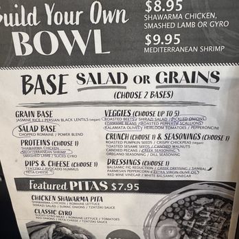 Luma Mediterranean Kitchen - Menu. - Mediterranean Near Me - The Villages, Florida