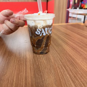 Saucy! by KFC - Salted caramel drip - Fast Food Near Me - Orlando, Florida Saucy! by KFC - Salted caramel drip - Fast Food Near Me - Orlando, Florida