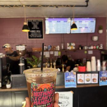 Nothing I Can't Handle Coffee - 16oz iced coconut americano - Coffee & Tea Near Me - San Antonio, Texas Nothing I Can't Handle Coffee - 16oz iced coconut americano - Coffee & Tea Near Me - San Antonio, Texas