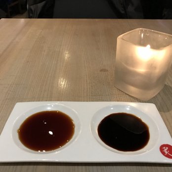 Miku - Two kinds of soy sauce - Japanese Near Me - Vancouver, British Columbia