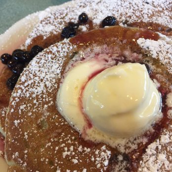 The Original Pancake House - I upgraded my pancakes to Blueberry because that's the way I roll. Now I need someone to roll me out to the car. - American Near Me - Bend, Oregon