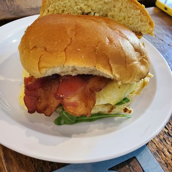 Harper's Cafe - Bacon & egg sandwich - Coffee & Tea Near Me - West Orange, New Jersey Harper's Cafe - Bacon & egg sandwich - Coffee & Tea Near Me - West Orange, New Jersey